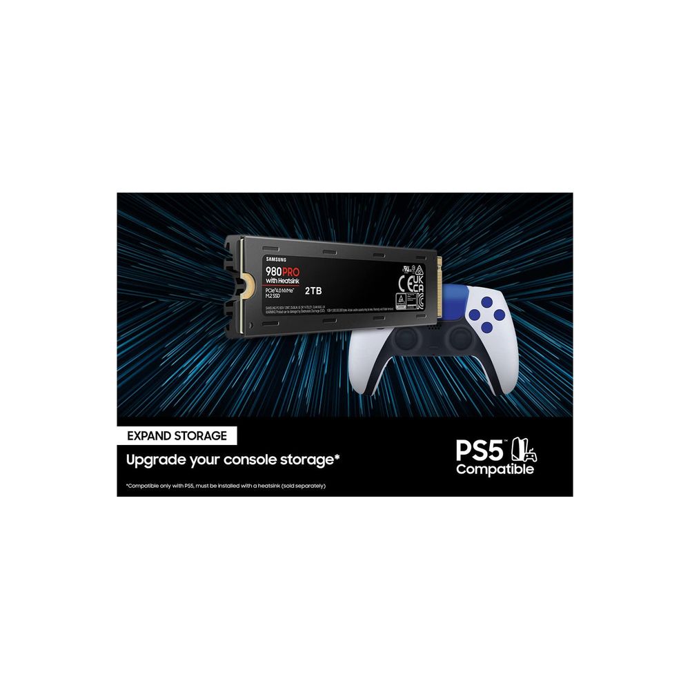 DISCO SSD GAMER M.2 SAMSUNG 980 PRO 2TB + DISIPADOR 4.0 7000 MBS