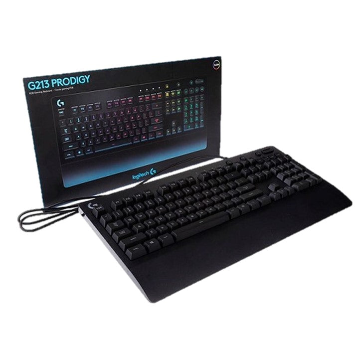 Teclado Gamer Logitech G213 Prodigy Multimedia USB RGB
