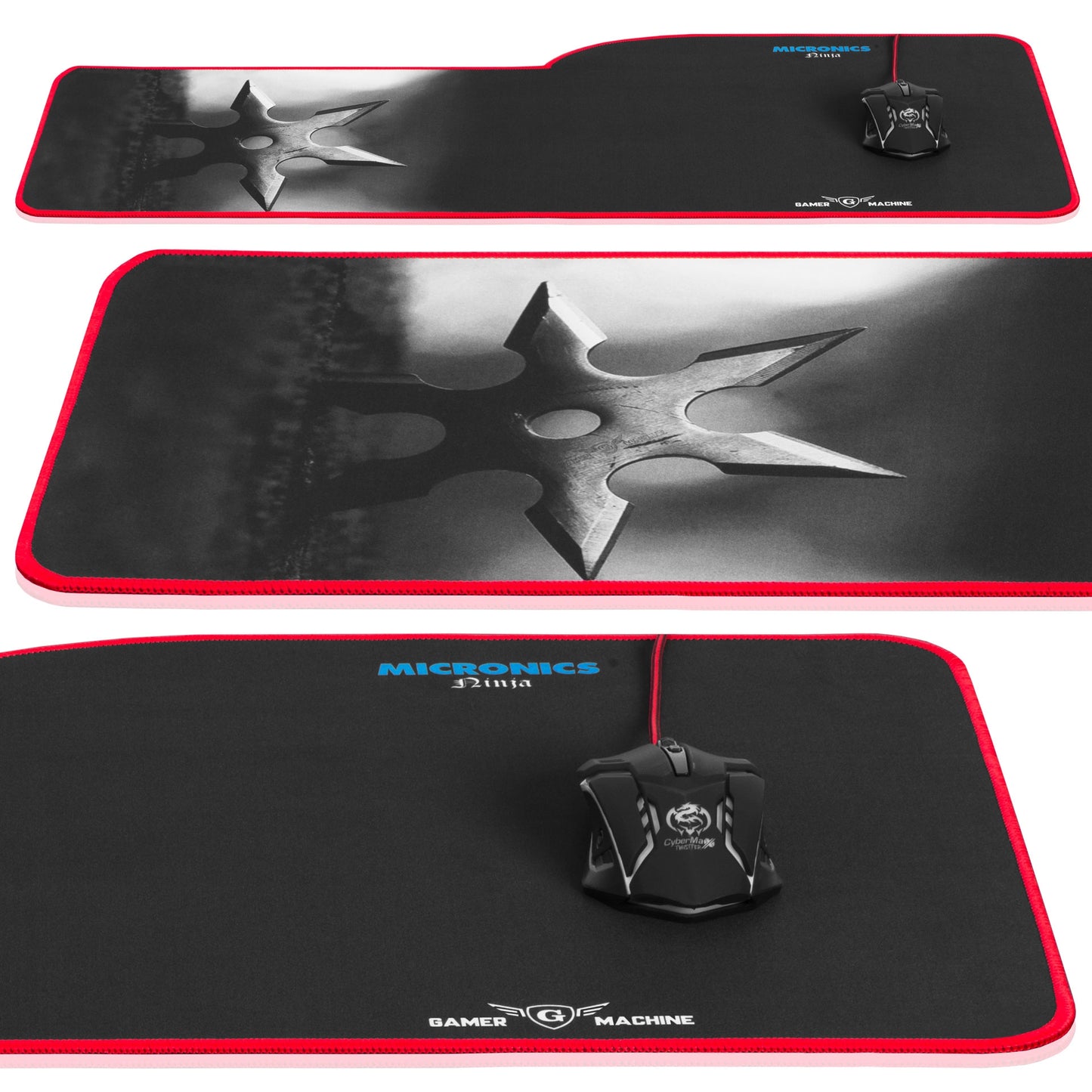 Pad Mouse GAMER Micronics NINJA - X100 IDEAL PARA OPTICOS