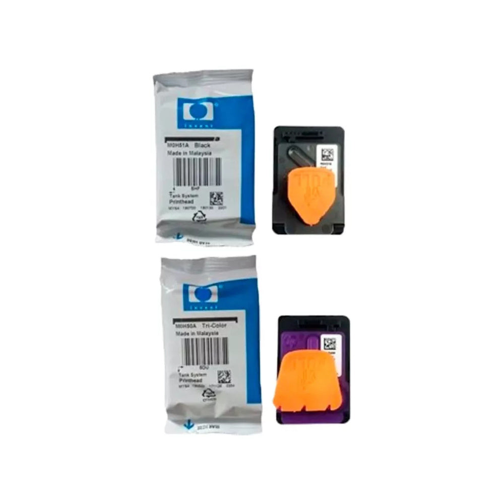 PACK CABEZAL HP 3YP86AL M0H50A TRICOLOR M0H51A NEGRO 115 315 410 415 GT5810 GT5820 (negro + color)