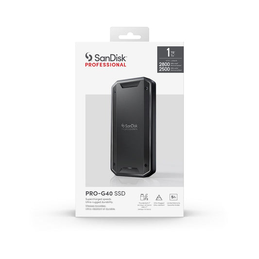 DISCO PORTABLE SSD Sandisk PRO-G40 1tb Thunderbolt 3 2800Mb/s