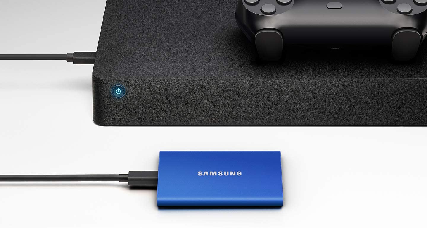 Disco duro externo SSD SAMSUNG T7 1TB 3.2 TIPO C 1050MB/S
