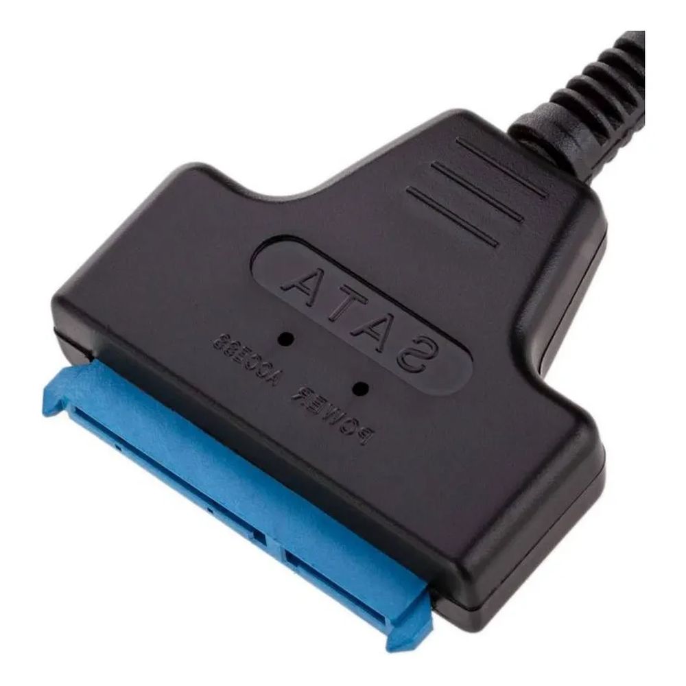 Cable Sata A Usb 3.0 Adaptador Para Disco Duro 2.5 4tb Color Negro