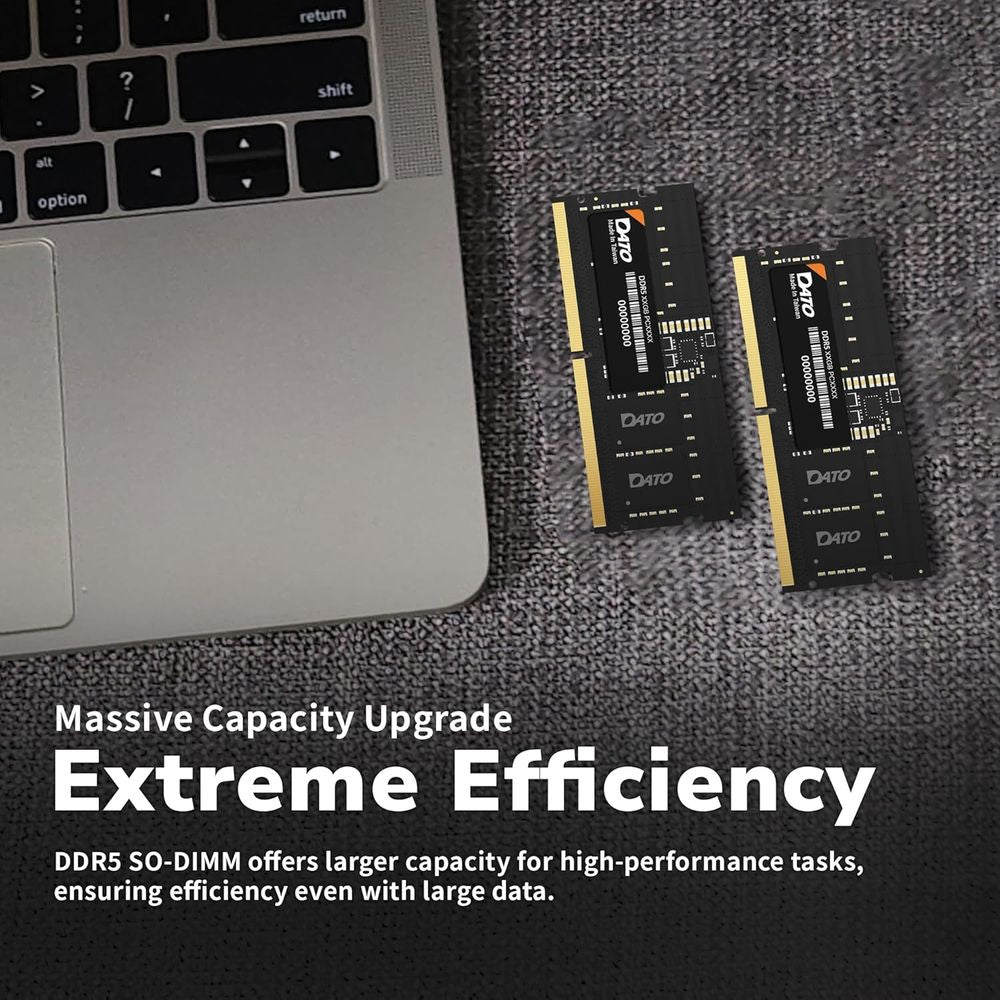 KIT MEMORIA RAM DATO 32GB (16GB X 2) DDR5 SODIMM PC5600 CL46 B0DWK7WBSM