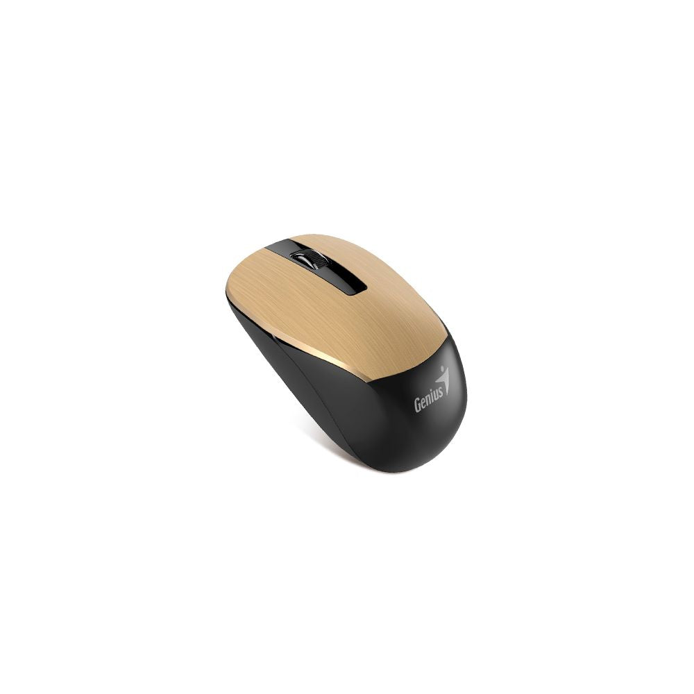 Mouse Inalambrico GENIUS NX-7015 DORADO CON NEGRO