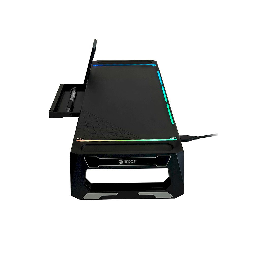 Stand multipropósito RGB TE-7131N 4 puertos multipropósito RGB USB 2.0 3.0