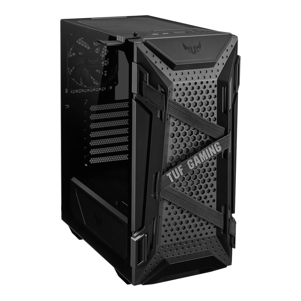 CASE GAMER ASUS TUF GT301 NEGRO ATX MID TOWER USB 3.1 SIN FUENTE - 7 RANURAS