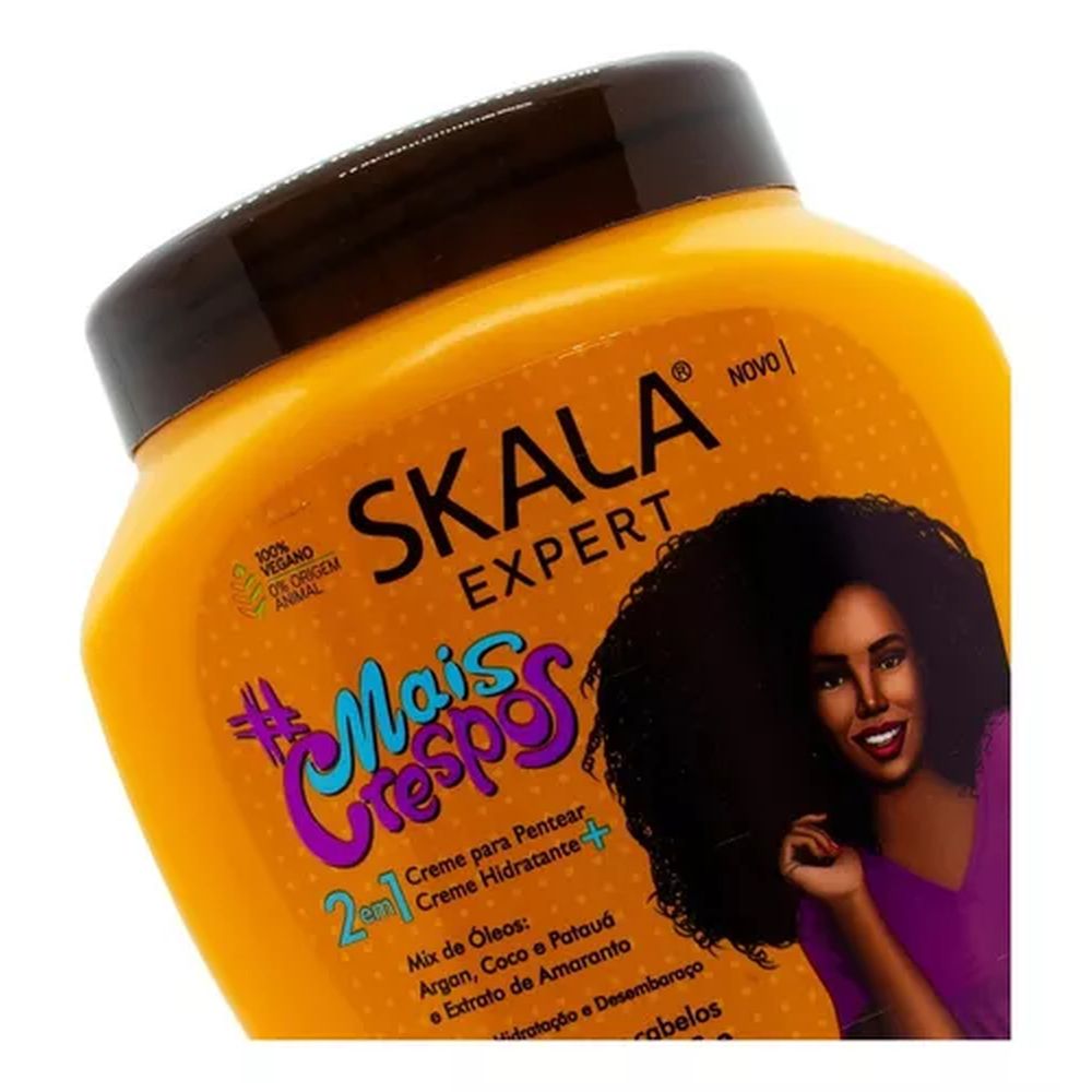 Crema De Tratamiento Skala Mas Crespos 1000 Ml Vegana