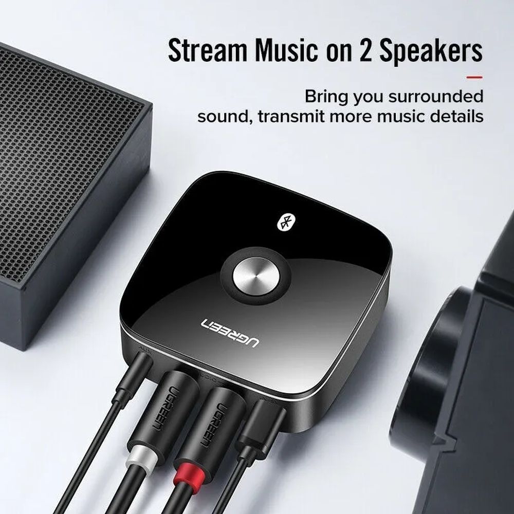Adaptador Receptor de Audio UGREEN Bluetooth 5.1 aptX HD (PN 40759)