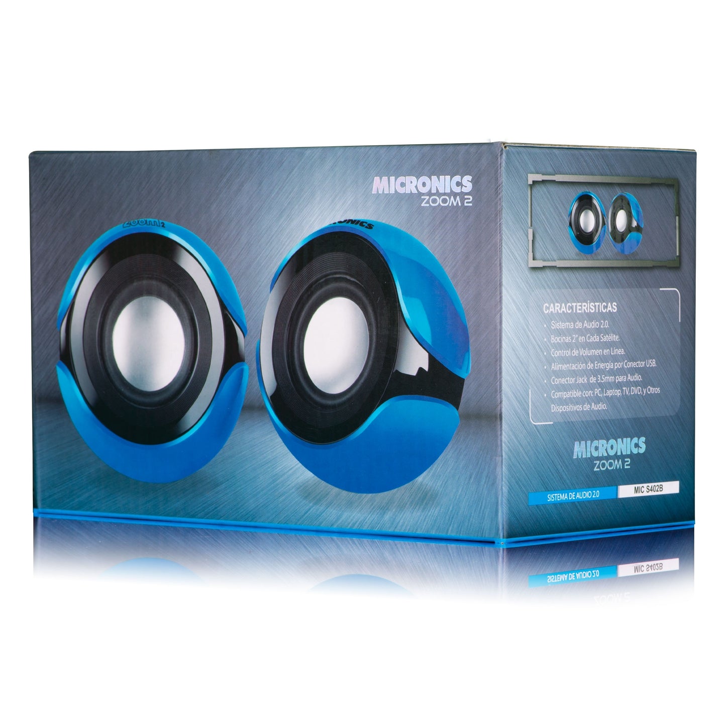 PARLANTES MICRONICS - MIC S402B AZUL