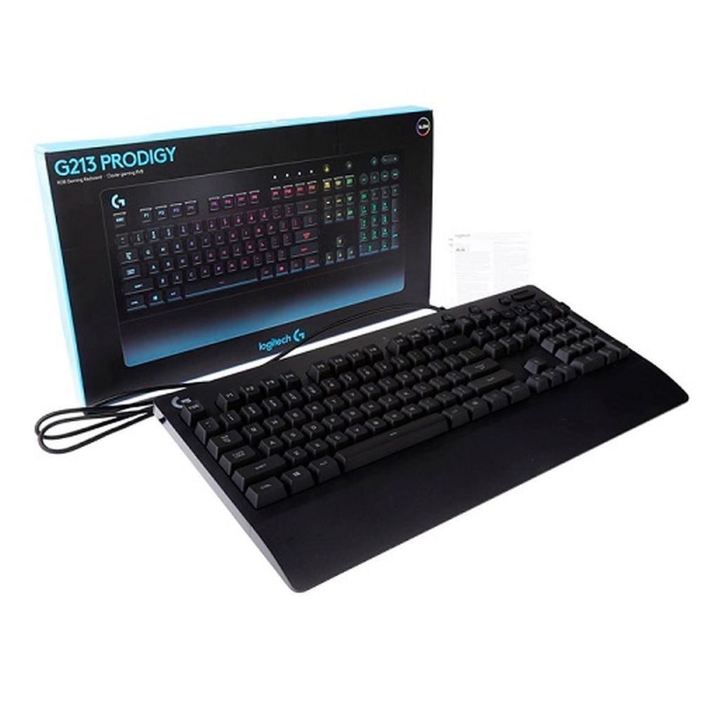 Teclado Gamer Logitech G213 Prodigy Multimedia USB RGB