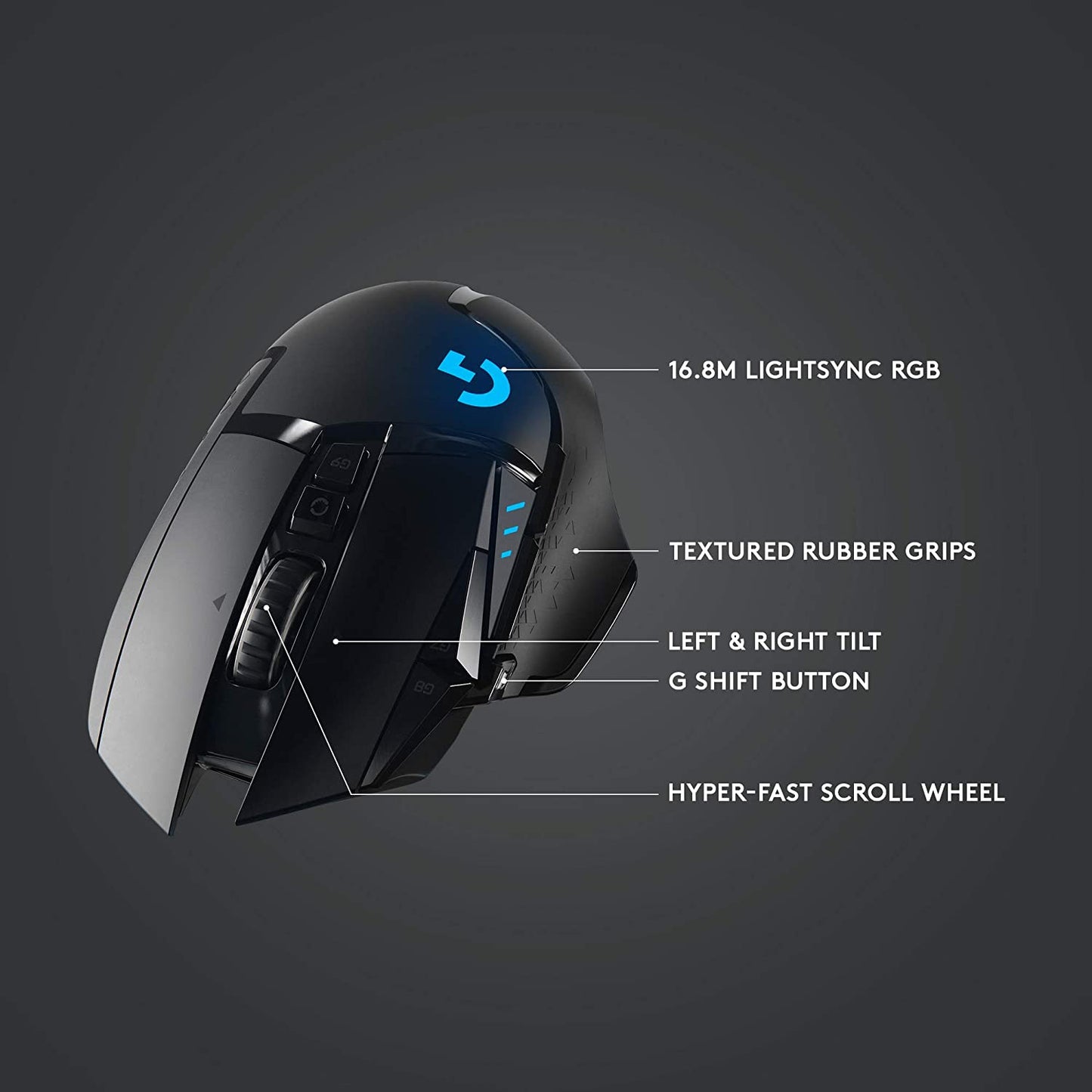 MOUSE GAMER LOGITECH G502 HERO 25k INALAMBRICO RGB LIGTHSPEED