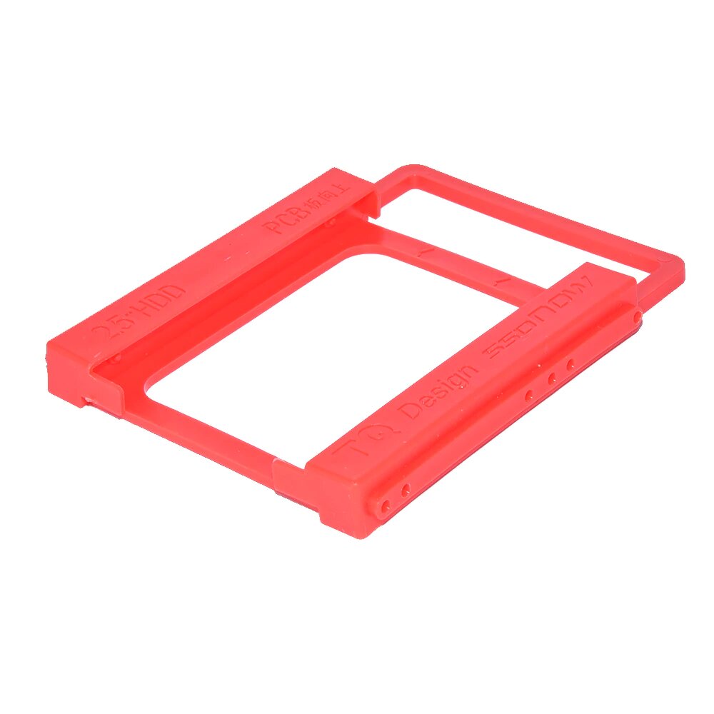 Adaptador para montaje disco 2.5' a 3.5' pc plastico bahia