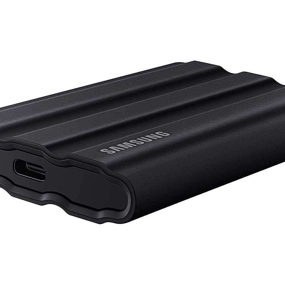 Disco externo SSD SAMSUNG T7 SHIELD 1TB USB C IP65 RESISTE AGUA CAIDAS BLACK