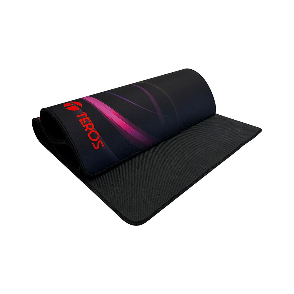 PAD MOUSE TEROS TE-3012G MULTICOLOR 90CM x 40CM NEGRO