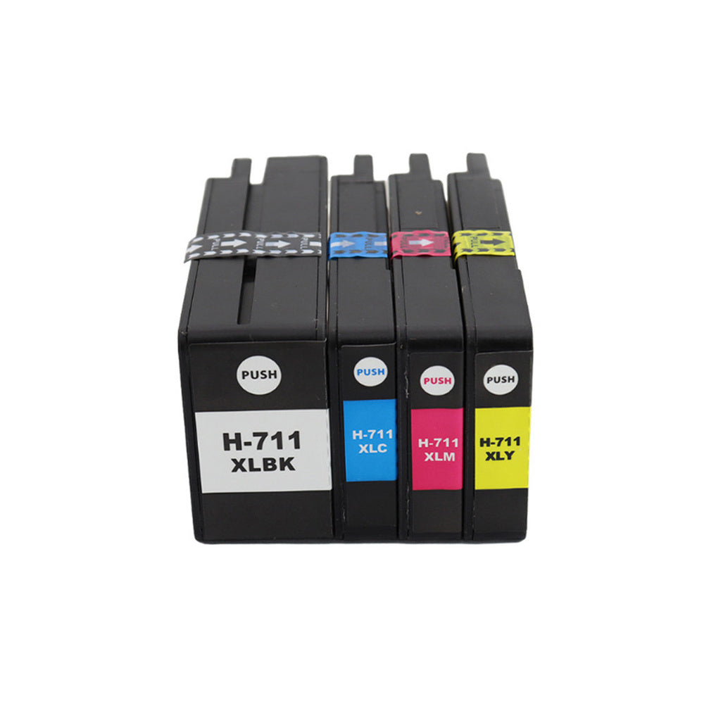Cartucho 711 IMPRESORA T120 T130 T520 T530 Tinta 711XL X 4 UNIDADES