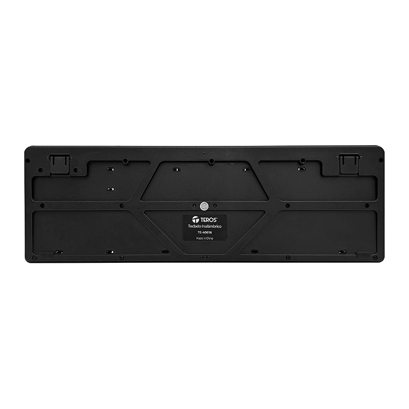 Kit Teclado y Mouse Teros TE4061N, USB, acabado elegante, Negro, Español, Óptico