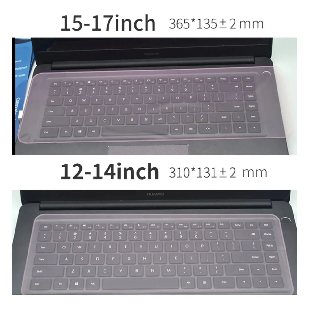 Protector de Teclado para Laptop 15.6" y 14" – Antipolvo, Lavable y Resistente