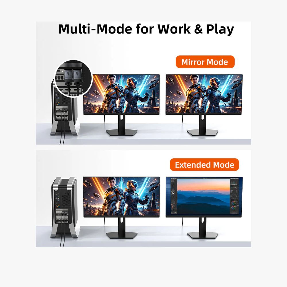 Adaptador DP a HDMI DisplayPort a HDMI 4K PARA PC TV LAPTOP PROYECTOR