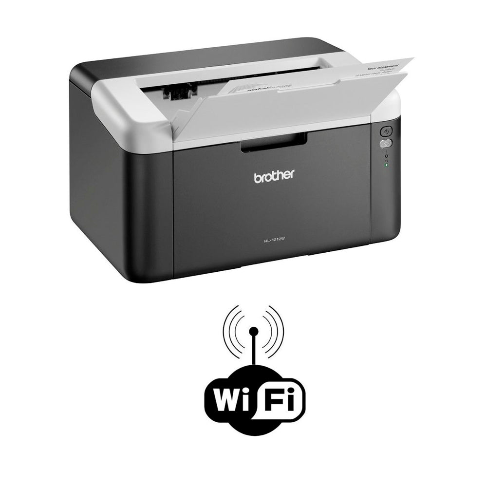 Impresora Brother Laser Monocromática HL-1212w Negro rapida