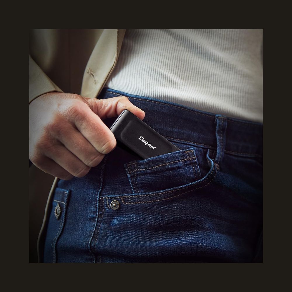 Disco externo SSD KINGSTON XS1000 2TB 3.2 TIPO C 1050 MB/Seg SXS1000/2000G