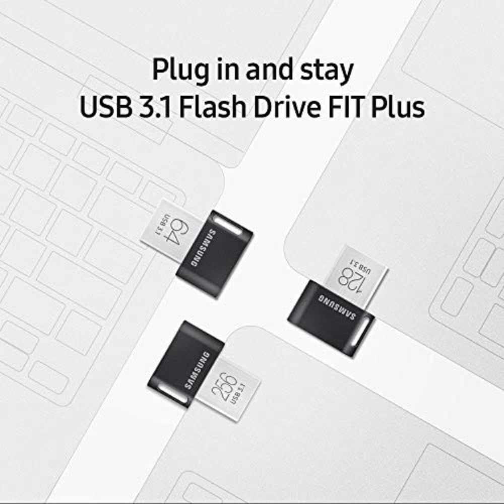 MEMORIA USB 3.1 FLASH DRIVE 256GB FIT PLUS SAMSUNG HASTA 400 MB/S MUF-256AB/AM