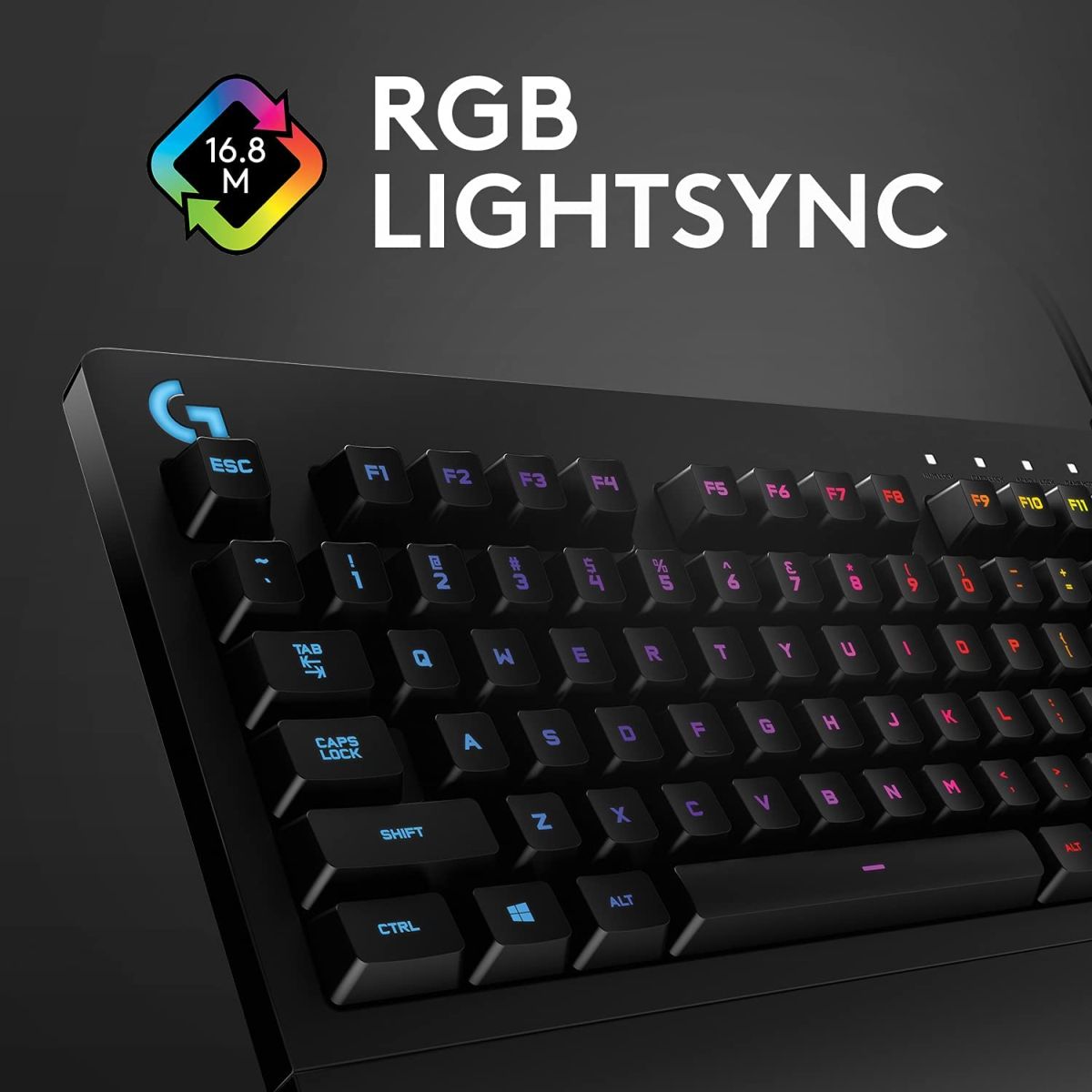 Teclado Gamer Logitech G213 Prodigy Multimedia USB RGB