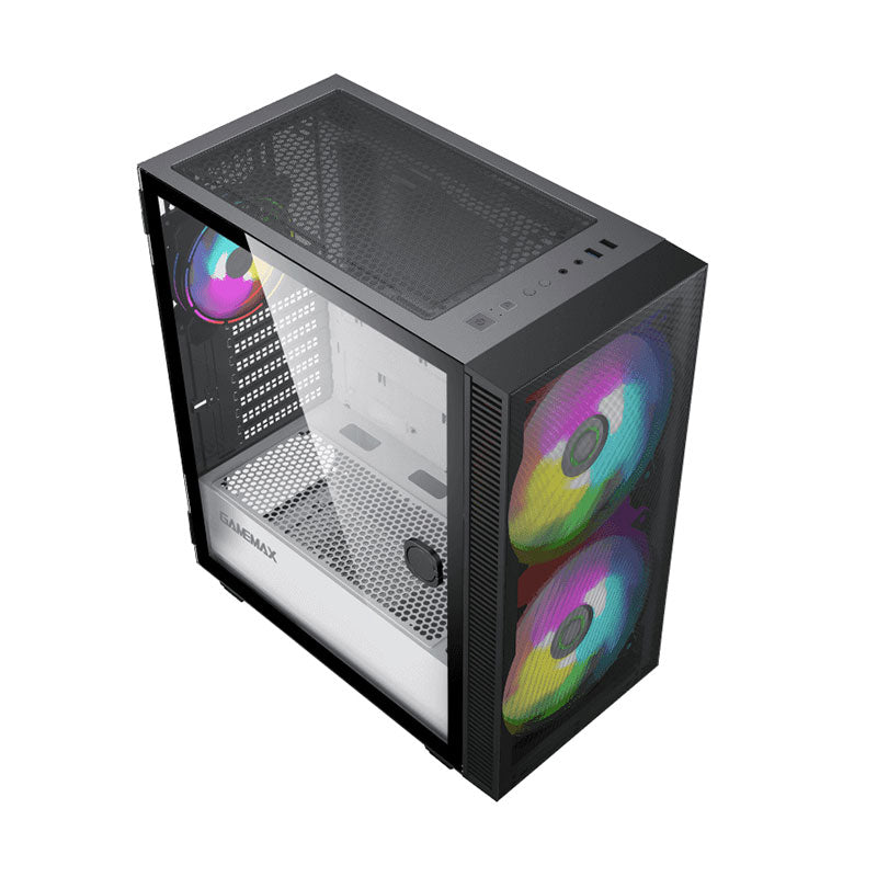 CASE GAMER GAMEMAX AERO 4 COOLERS RGB