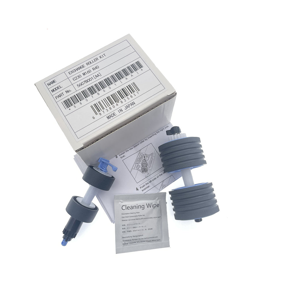 KIT DE RECAMBIO RODILLOS ROLLER COMPATIBLE CON CANON ESCANER DR-C230 DR-C240 DR-M160 DR-M160II DR-S150 R40