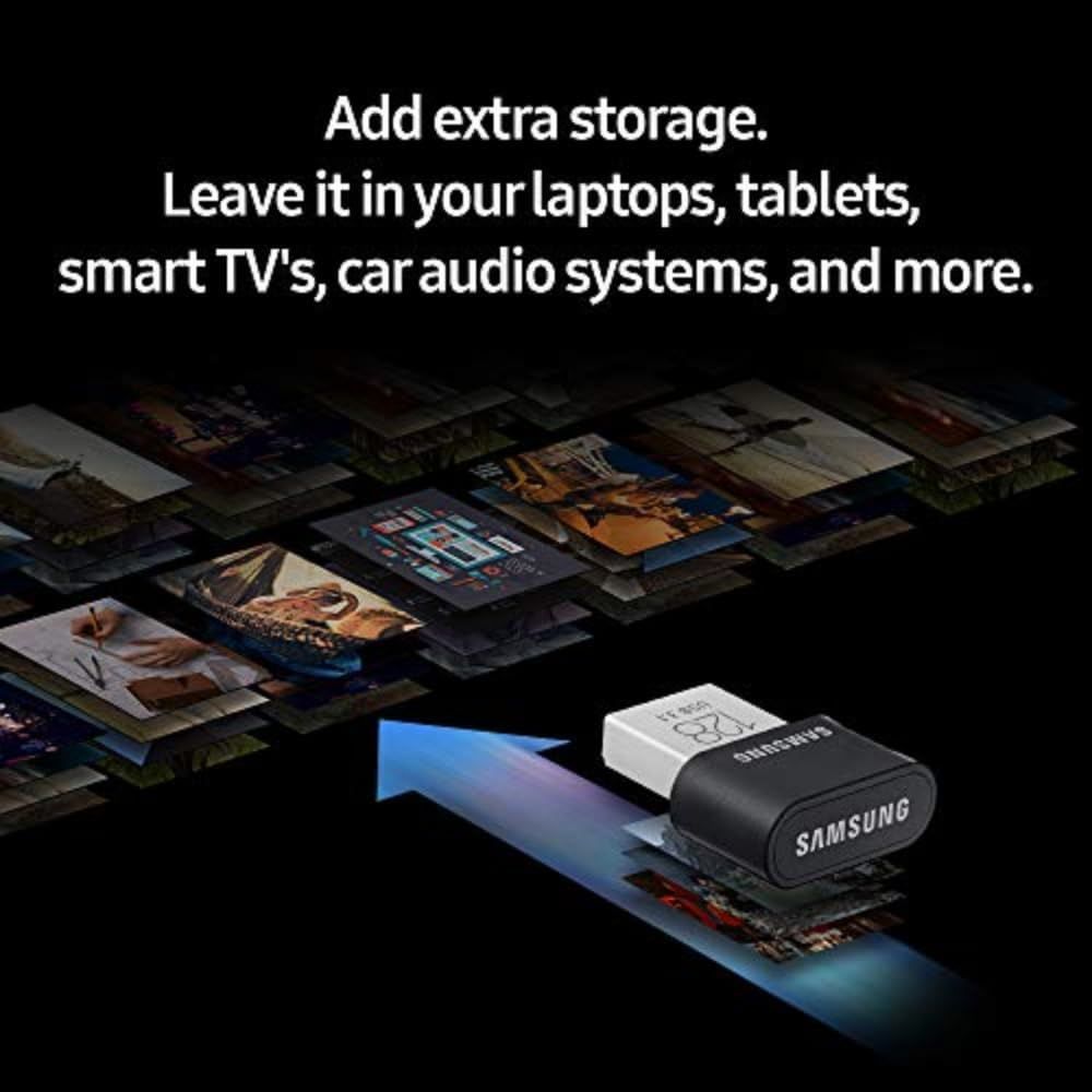 MEMORIA USB 3.1 FLASH DRIVE 256GB FIT PLUS SAMSUNG HASTA 400 MB/S MUF-256AB/AM