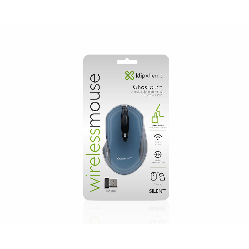 MOUSE INALAMBRICO Klip Xtreme GhosTouch WIRELESS KMW-400BL