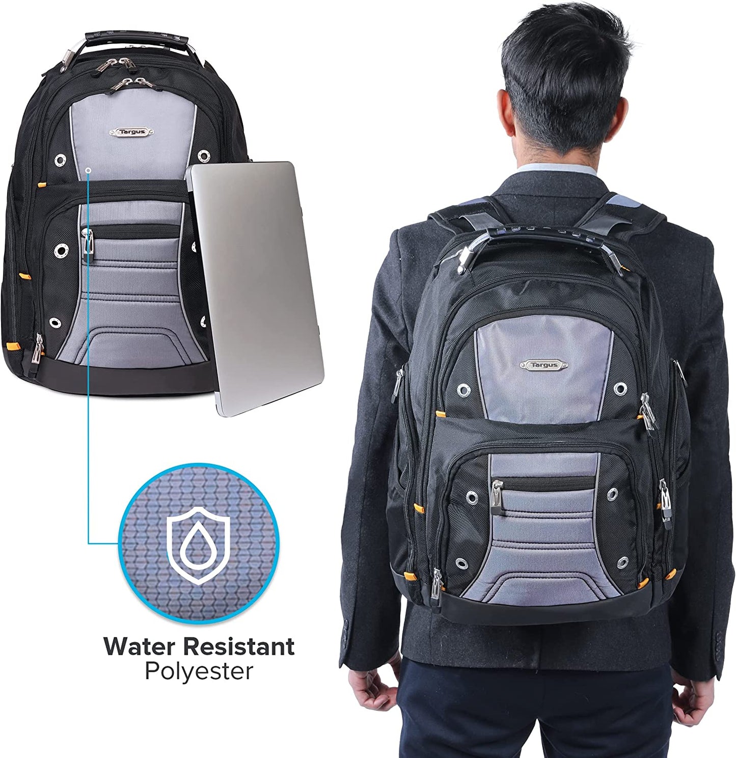 MOCHILA TARGUS DRIFTER II 17.3' BLACK/GREY (TSB239US-70) LAPTOP