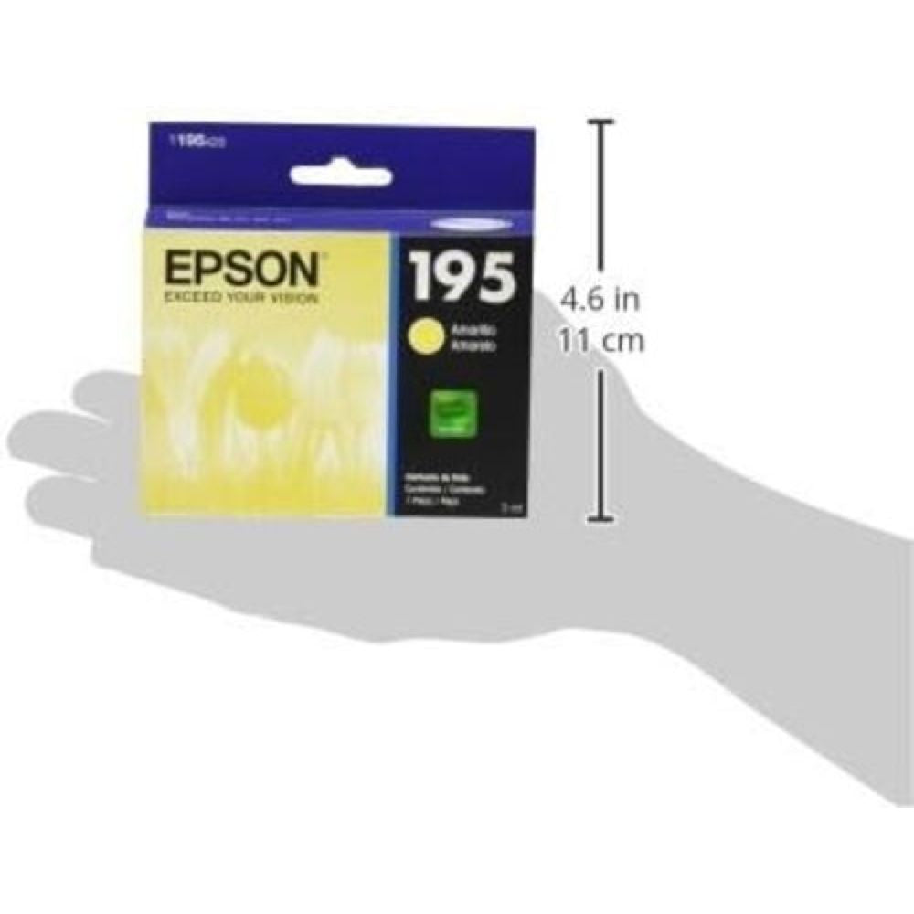 CARTUCHO EPSON 195 AMARILLO PARA XP20 XP101 201 204 XP-211 214 401 411 - T195420