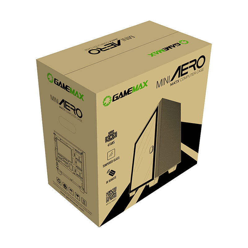 CASE GAMER GAMEMAX AERO 4 COOLERS RGB