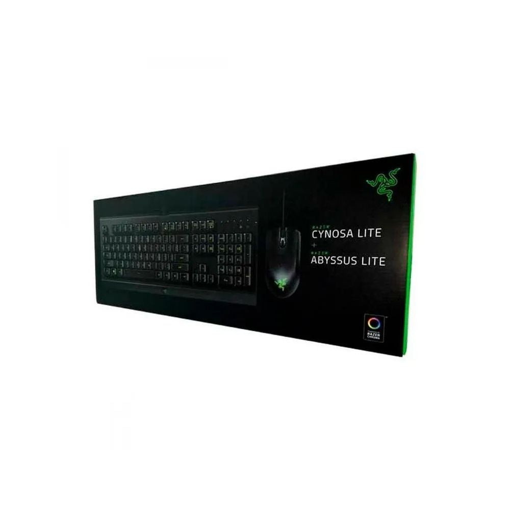 TECLADO GAMER RAZER CYNOSA LITE + MOUSE ABYSSUS LITE RGB