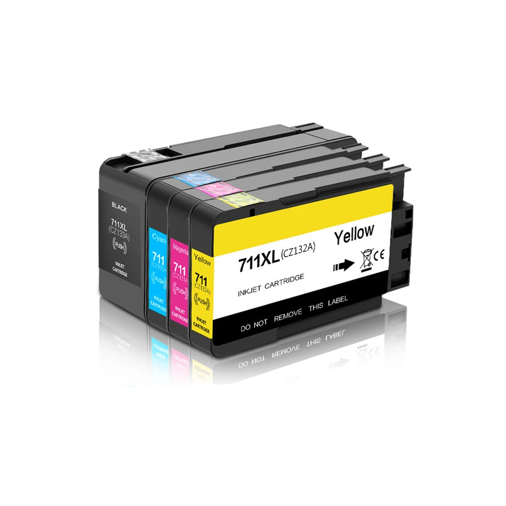 Cartucho 711 IMPRESORA T120 T130 T520 T530 Tinta 711XL X 4 UNIDADES