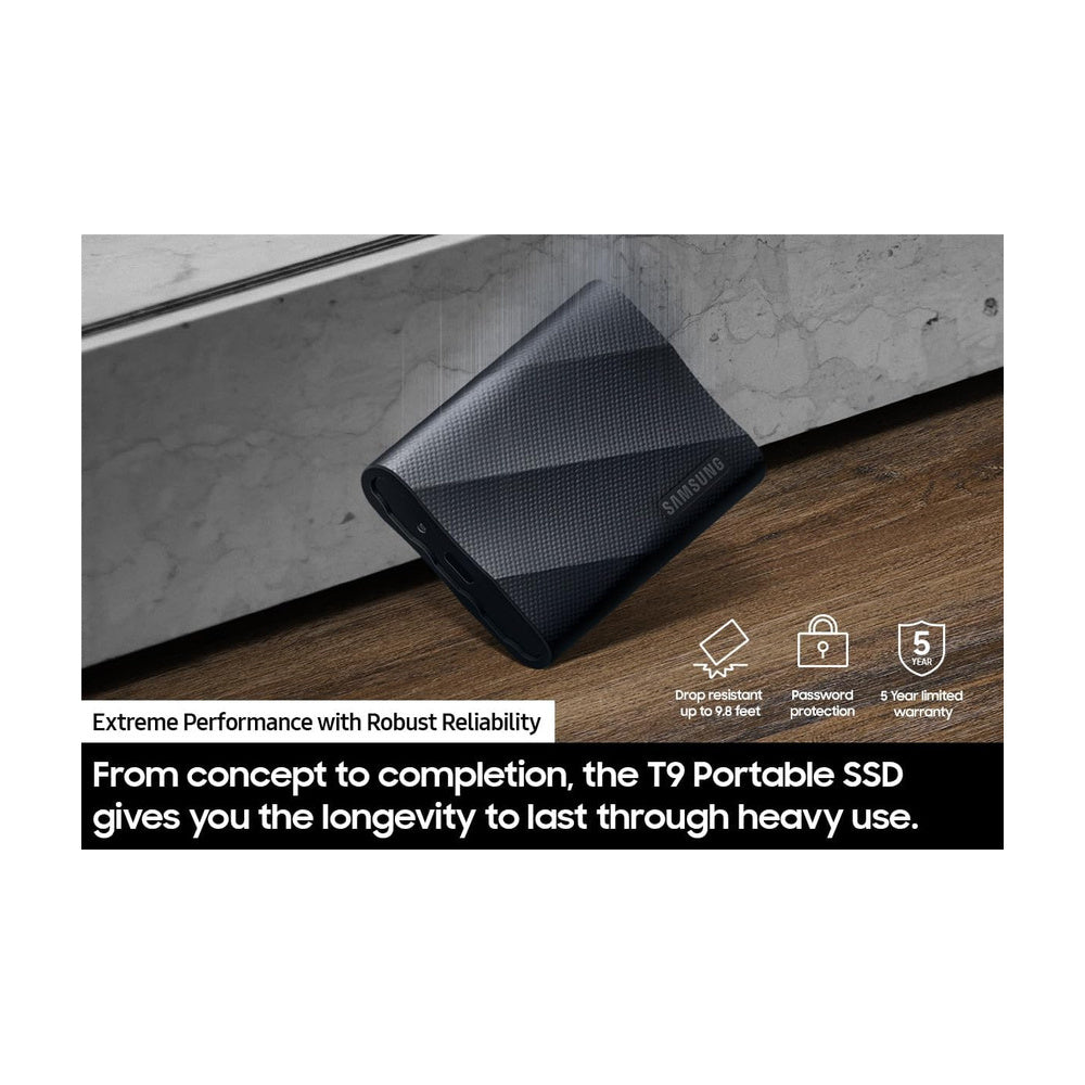 Disco SSD externo SAMSUNG T9 4TB 20Gbps USB C 2000MB/S