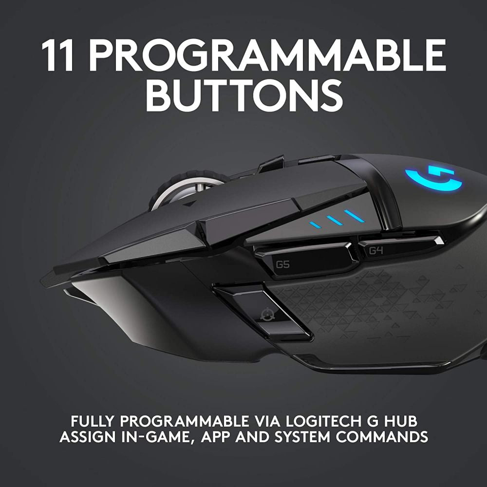 MOUSE GAMER LOGITECH G502 HERO 25k INALAMBRICO RGB LIGTHSPEED