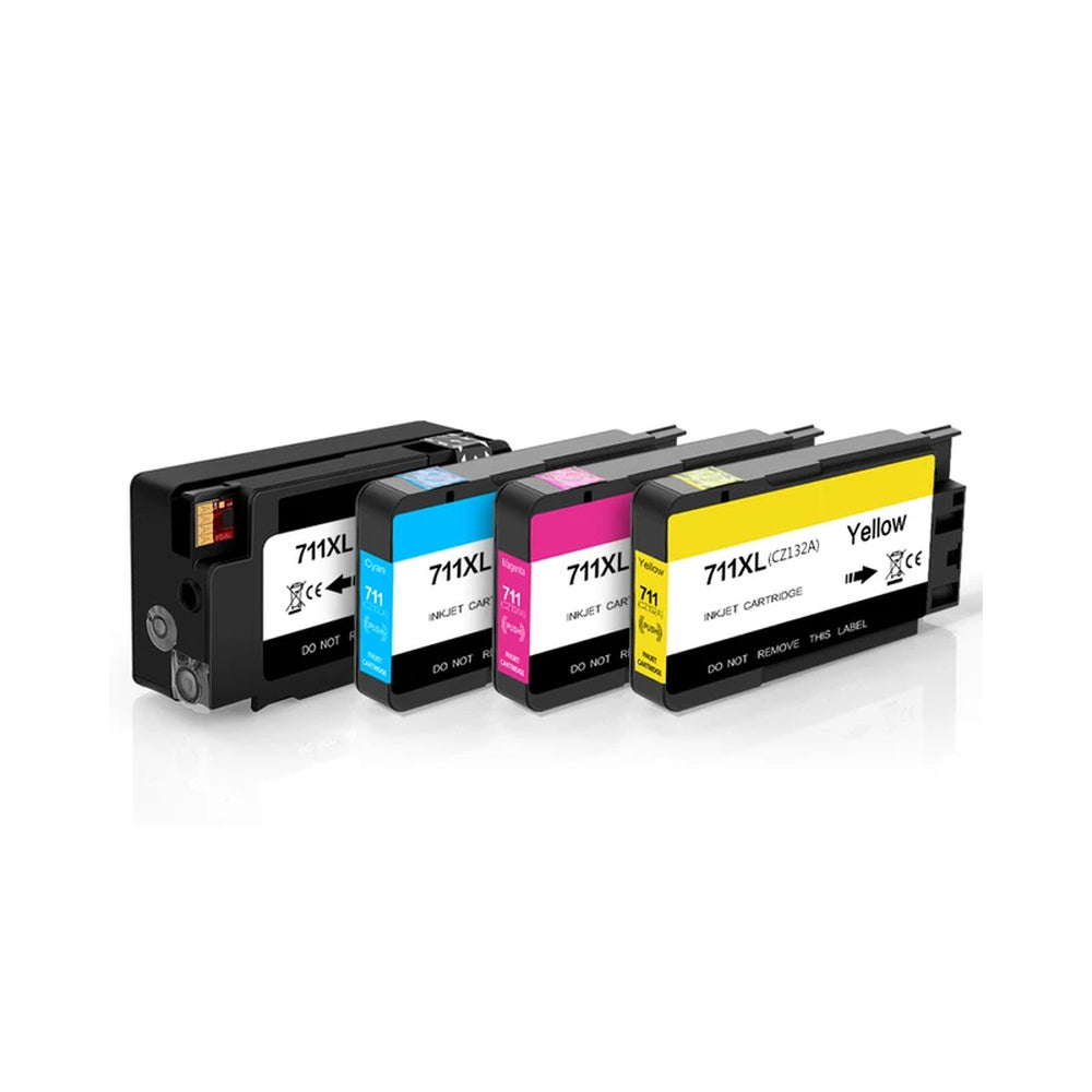 Cartucho 711 IMPRESORA T120 T130 T520 T530 Tinta 711XL X 4 UNIDADES