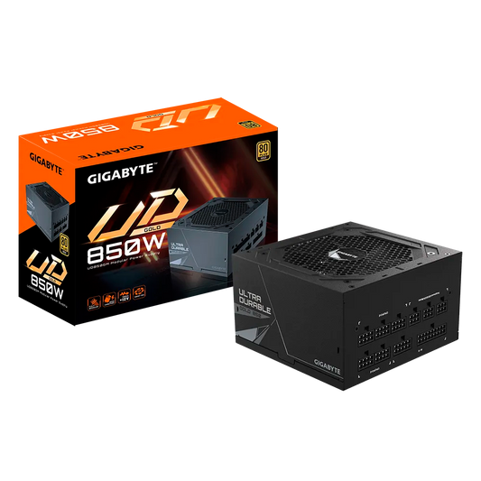 Fuente GIGABYTE GP-UD850GM ATX 850W 240V MODULAR FULL 12-6 A  80 PLUS GOLD PFC HYB FLOPPY