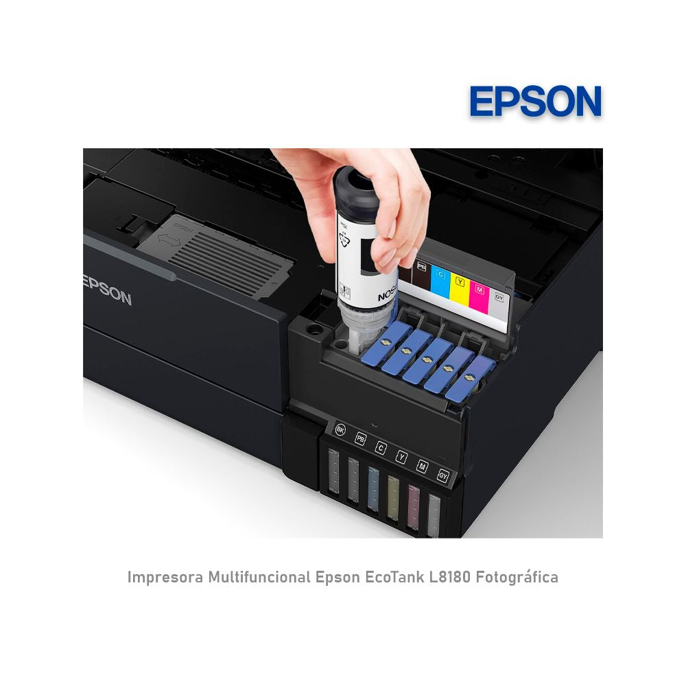 Impresora Multifuncional A3 Epson L8180 Sistema continuo Fabrica 6 COLORES