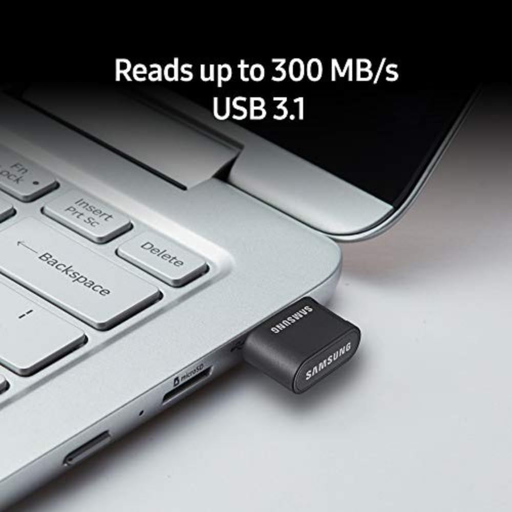 MEMORIA USB 3.1 FLASH DRIVE 256GB FIT PLUS SAMSUNG HASTA 400 MB/S MUF-256AB/AM