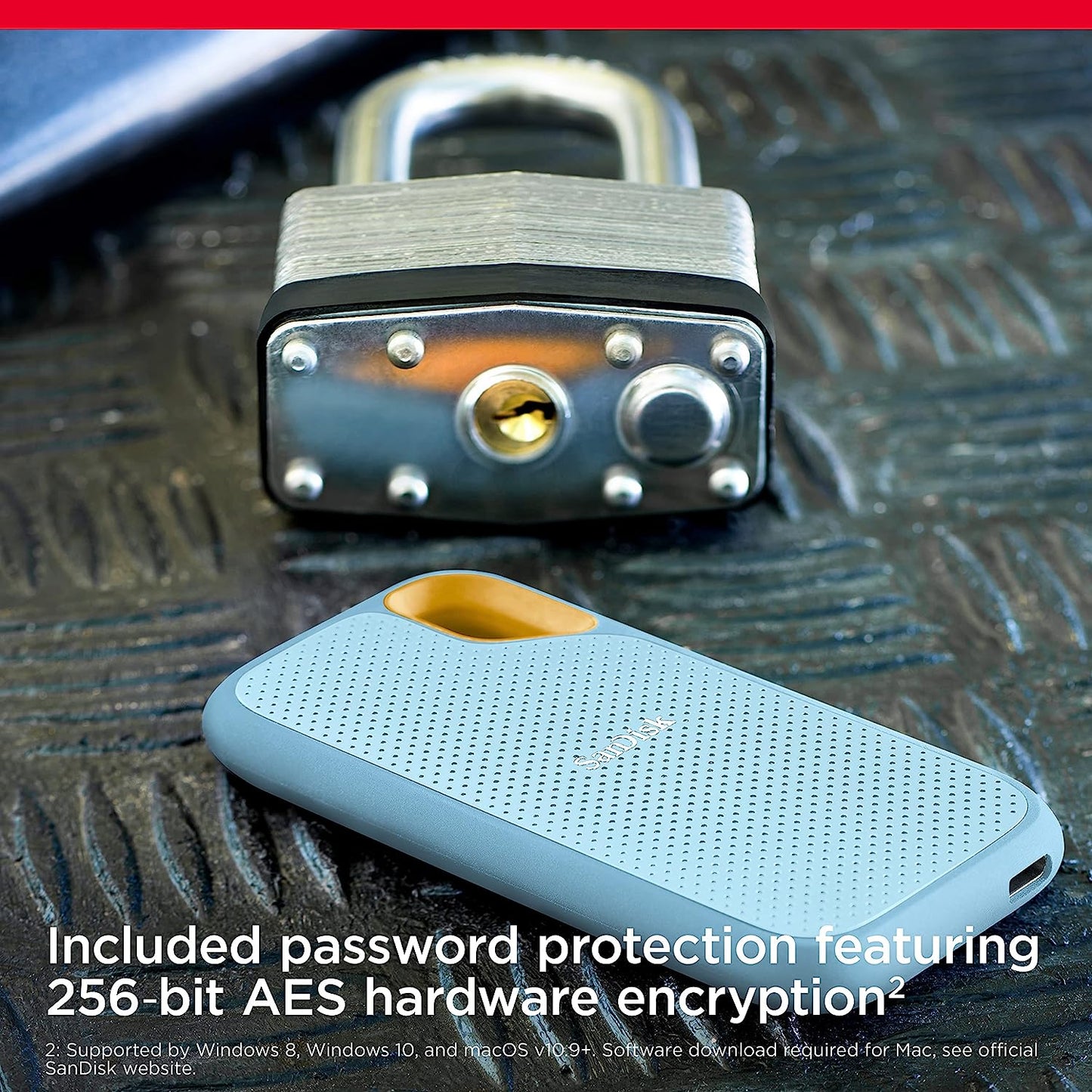 DISCO PORTABLE SSD Sandisk E61 V2 1tb 1050Mb/s CELESTE ULTRA VELOZ