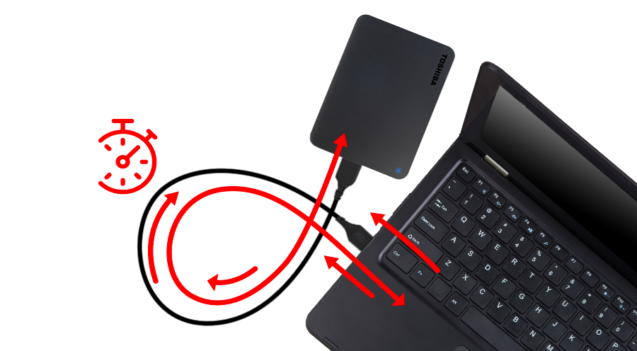 Disco duro externo Toshiba Canvio Basics 1TB NEGRO USB 3.0 DISCO HDD EXTERNO Toshiba