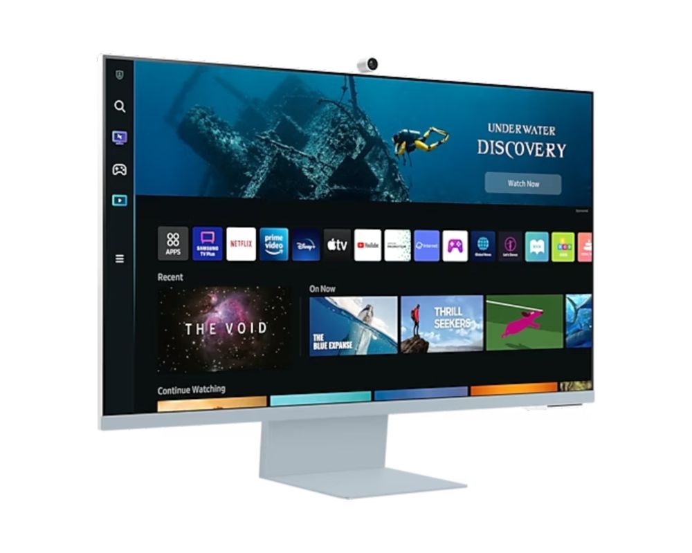 Monitor SMART Samsung LS32BM80BUNXGO 32' AZUL UHD WIFI BLUETOOTH USB C PARLANTES
