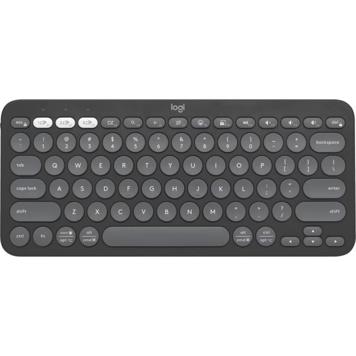 TECLADO LOGITECH PEBBLE KEYS 2 K380S MINIMALISTA ESPAÑOL INALAMBRICO BLUETOOTH