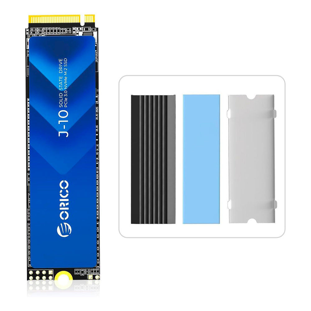 DISCO SOLIDO M.2 ORICO J10 PCIE GEN3X4 2280 NVME 1TB 3D NAND LECTURA HASTA 3100 MBS