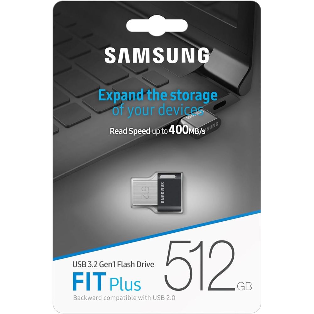 MEMORIA USB 3.2 512GB SAMSUNG FIT PLUS GRIS PEQUEÑO