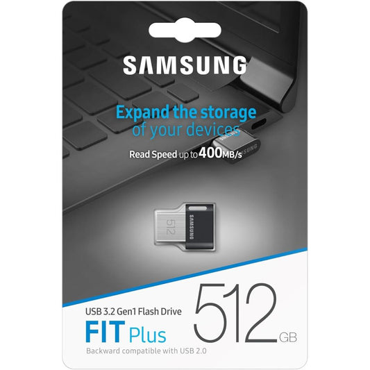MEMORIA USB 3.2 512GB SAMSUNG FIT PLUS GRIS PEQUEÑO