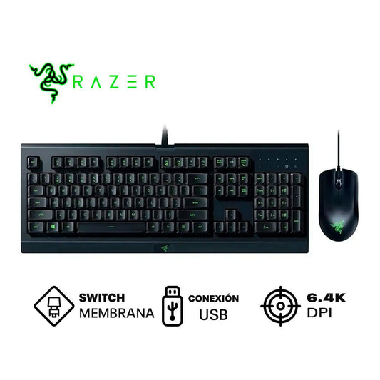 TECLADO GAMER RAZER CYNOSA LITE + MOUSE ABYSSUS LITE RGB